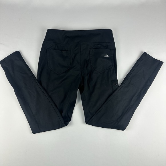 Ridgecut Toughwear Work Leggings Pants Womens Size XS Black Pull On Stretch - Picture 2 of 7